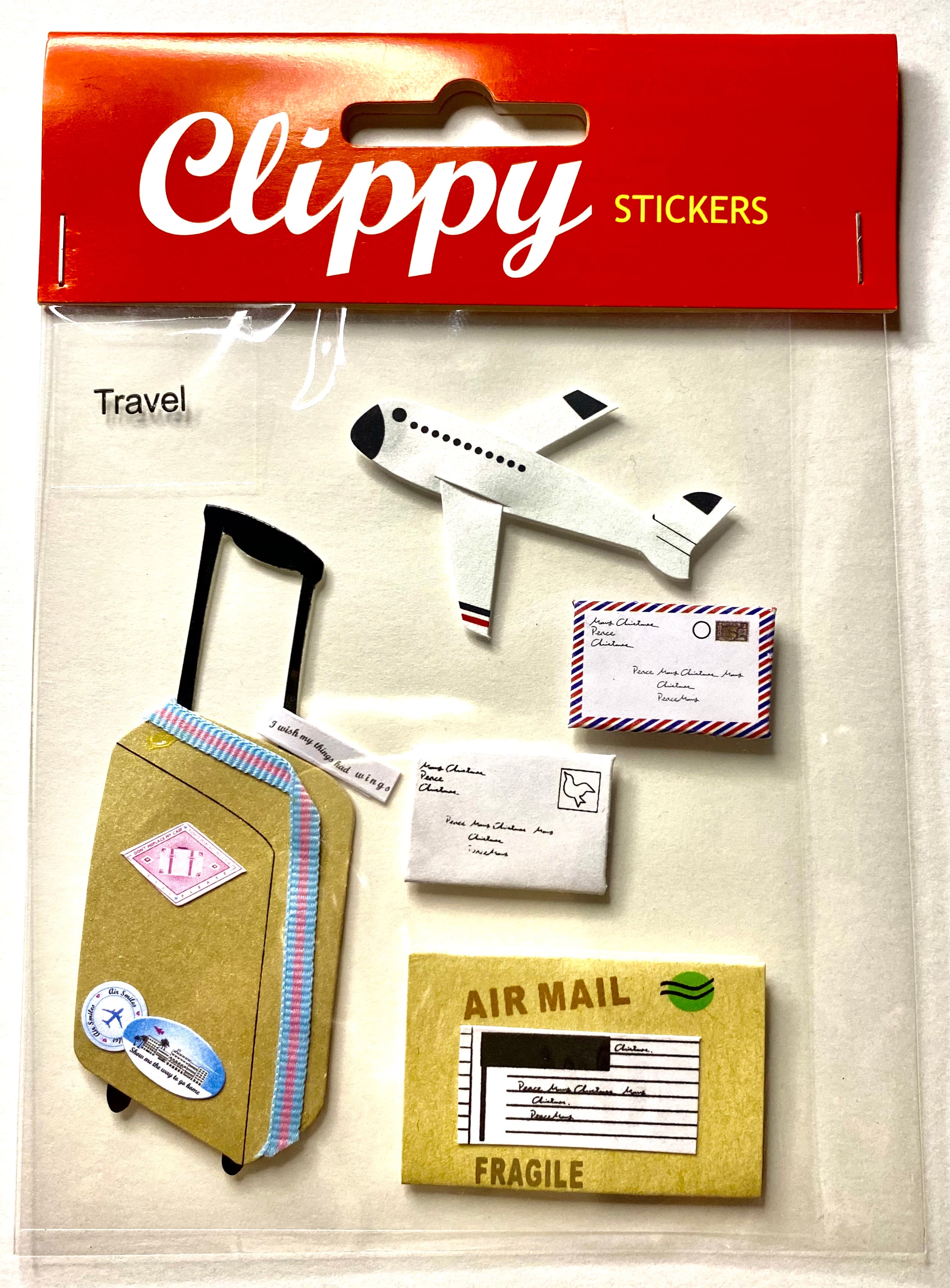 Travel. Clippy Stickers – Clippy London